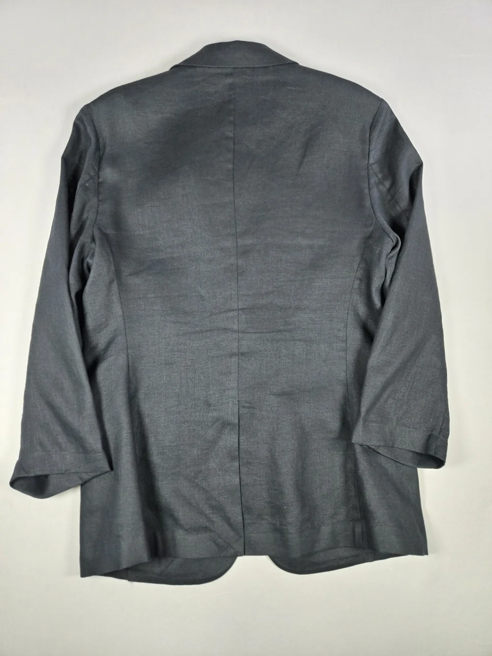 Quince Mens Linen Blazer Jacket Black Quiet Luxury Summer Sport Coat Size Medium